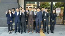 부산금연지원센터, 2017 금연선도기업 지정 현판식