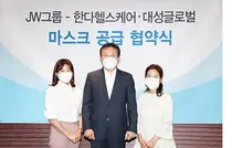 JW홀딩스, 마스크 유통사업 본격 나서