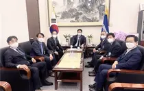 대한약사회 김대업회장, 더불어민주당 송영길 당대표 예방 
