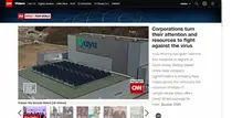 유유제약, 미 CNN 코로나 관련 사회공헌기업으로 소개