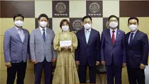 경기도약사회, 고양시 재난피해 피해약국에 지원금 전달