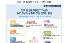 국립암센터, ‘2026 암생존자 주간 캠페인’실시