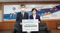 영남대병원, 저신장 아동 성장프로젝트 1주년 성과보고회.성금 전달식 개최