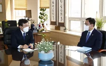 대한약사회 최광훈 회장, 권덕철 보건복지부 장관 면담 진행