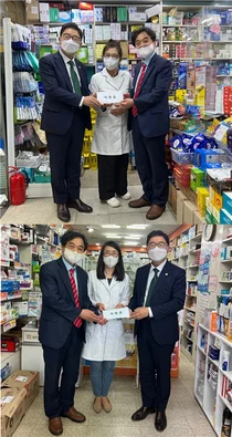 경기약사회,8월 집중호우 수해 피해약국 지원금 전달