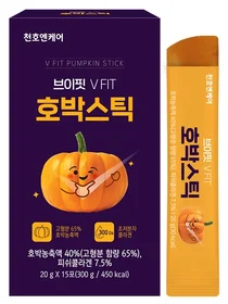 천호엔케어, 호박농축액과 저분자 피쉬콜라겐 담은 '브이핏 호박스틱' 출시