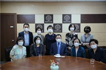 대한약사회최광훈 회장, 신임 비둘기회 임원진 예방받아