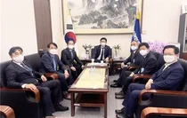 대한약사회 김대업회장, 더불어민주당 송영길 당대표 예방 
