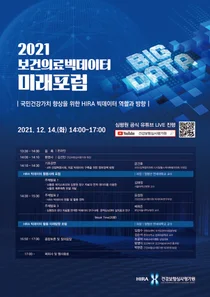 심사평가원, '2021 보건의료빅데이터 미래포럼' 개최