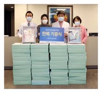 가천대 길병원, 단한복 어린이날 맞이 치료 중인 환우에 한복 선물