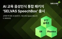 셀바스AI, AI 교육 음성인식 통합 패키지 ‘셀바스 스피치박스' 출시
