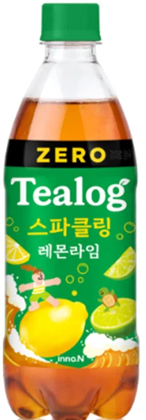 제로 칼로리 음료 ‘티로그 스파클링 레몬라임 아이스티’ 출시