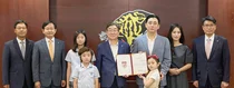 박상민 명성알엔에이㈜ 대표, 고대의료원에 발전기금 1억원 기부