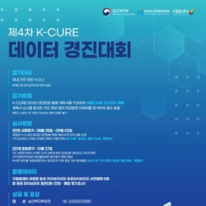 국립암센터, 복지부-한국보건의료정보원과 ‘제4회 K-CURE 경진대회’ 공동 개최