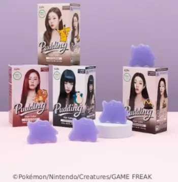 ▲이지엔 푸딩 헤어컬러 포켓몬 에디션 제품.