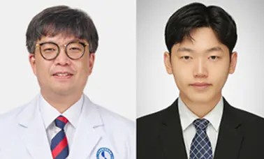사진 왼쪽부터 허재성 교수 박준형 대학원생