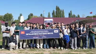 KH한국건강관리협회, 키르기스스탄 아이들의 건강한 내일을 잇다