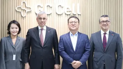 튀르키예 보건부 '케말 메미쇼을루' 장관 지씨셀 방문