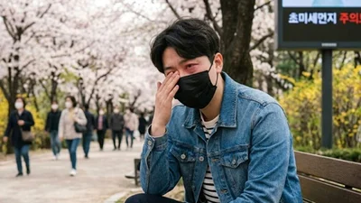 미세먼지·꽃가루 날리는 봄, 결막염 주의해야