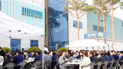 한국팜비오, 충주공장서 '치맥데이' 행사