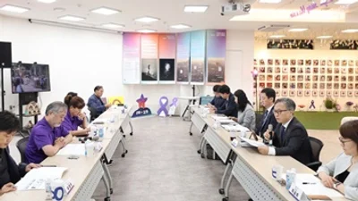 심평원, 10·29이태원참사 기억공간 ‘별들의 집’ 방문