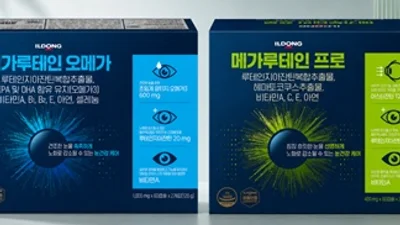 일동제약, 눈 건강 영양제 ‘메가루테인’ 신제품 2종 출시