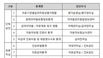 심평원, 「국가데이터처, 자체통계품질진단 우수기관」 선정