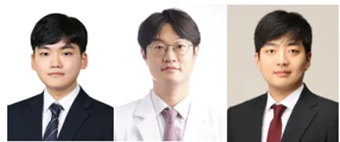 사진 : 김재우 전공의.조동혁 교수(중).김재우 전공의
