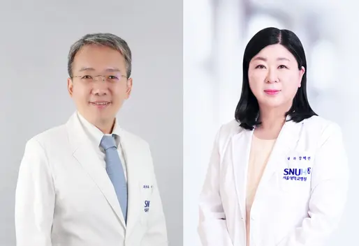 [사진 왼쪽부터] 서울대병원 피부과 이동훈 교수, 알레르기면역내과 강혜련 교수