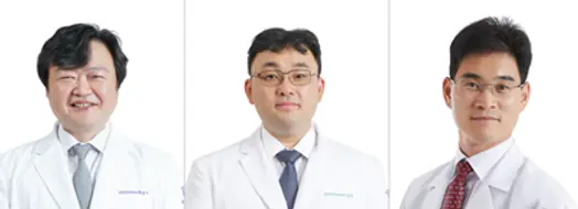 사진: 경희대병원 정신건강의학과 백종우, 이상민 교수, 순천향대천안병원 정신건강의학과 이화영 교수(좌측부터).
