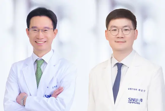 [사진 왼쪽부터] 서울대병원 순환기내과 김형관 교수·곽순구 교수