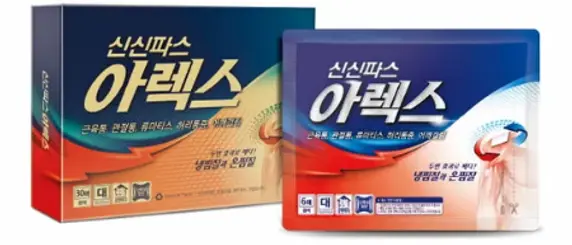 ▲신신제약 주력 제품 첩부제 아렉스.