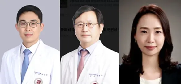 사진 : 왼쪽부터 한규만. 함병주.한미령 교수