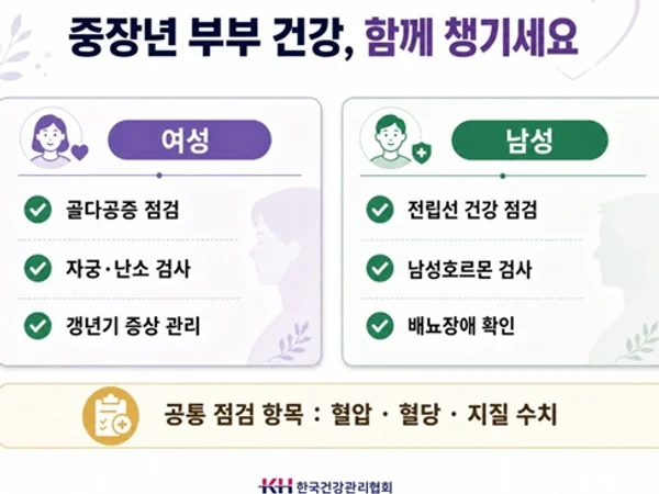 여성은 갱년기, 남성은 전립선...부부의 날, 중장년 부부 건강 함께 챙겨야