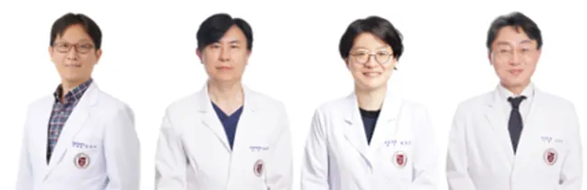 사진 : 진단검사의학과 김근주 교수 . 남명현 교수, 감염내과 윤영경 교수 . 손장욱 교수(왼쪽부터)