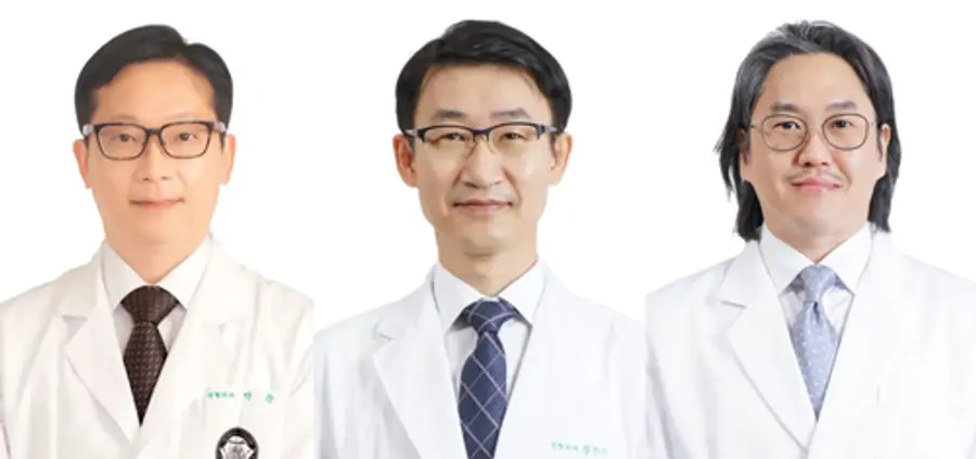 사진 : 성형외과 박준, 범진식, 강상윤 교수 (좌측부터).