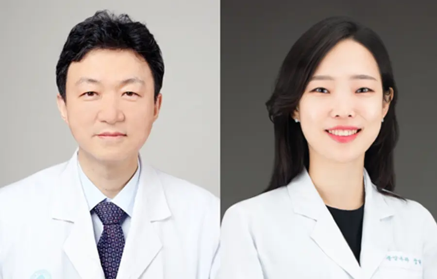 사진 : 종양내과 김성배, 정혜현 교수(왼쪽부터)