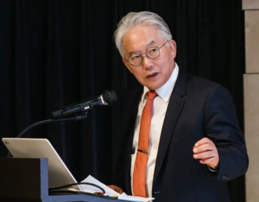 사진 : 이상호 회장 발표 모습