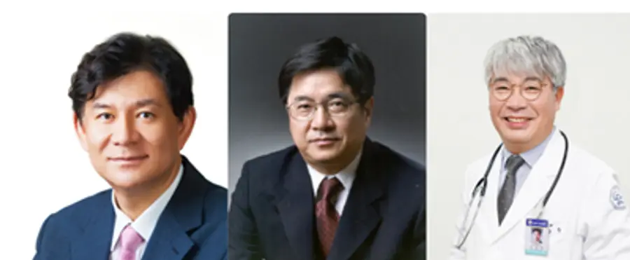 사진 : (좌측부터) 고려대학교 구로병원 순환기내과 나승운 교수와 나은병원 오동주 명예원장, 광주기독병원 이승욱 병원장