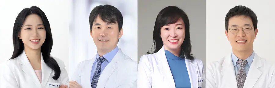 사진 : (왼쪽부터) 서울대학교병원 강남센터 순환기내과 배난영 교수, 서울대학교병원 순환기내과 박준빈 교수, 서울대학교병원 강남센터 순환기내과 이희선 교수, 이태민 교수