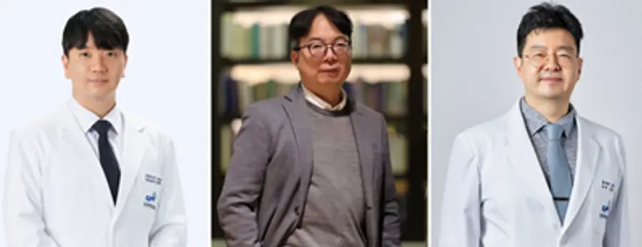 사진 : (왼쪽부터 중앙대병원 성형외과 강신혁 교수, 연세대 화공생명공학과 고원건 교수, 중앙대병원 피부과 김범준 교수)