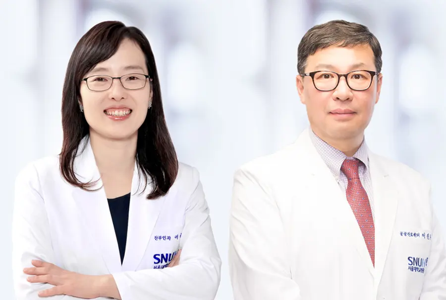 [사진 왼쪽부터] 서울대병원 산부인과 이승미 교수, 서울의대 의료관리학교실 이진용 교수