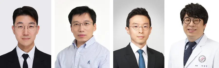 사진 : (왼쪽부터) 한림대성심병원 구강악안면외과 박상윤, 양병은, 변수환 교수, 한림대동탄성심병원 이상민 교수