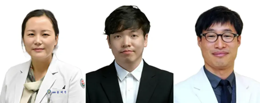 사진 : (왼쪽부터) 화순전남대병원 윤미선 교수· Tung N.T. Uong 박사, 삼성서울병원 조덕 교수