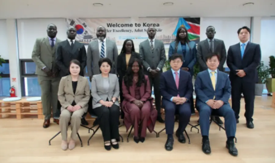 사진 : 이태석재단을 방문한 아둣 살바 키르 마야르디트 남수단 특사와 대표단