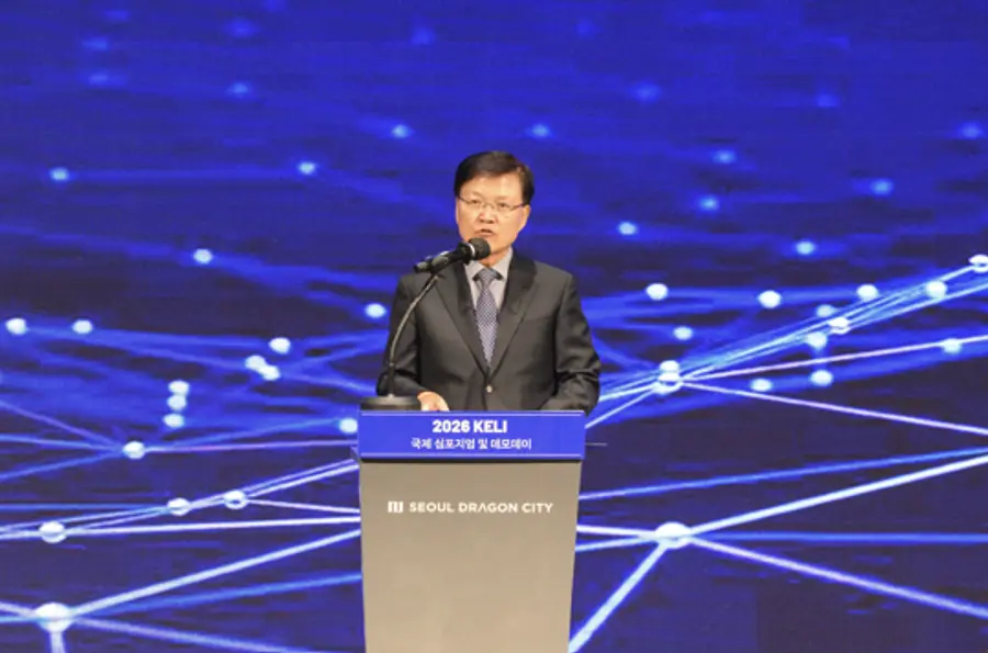 사진 : 최양희 한림대 총장 환영사 모습